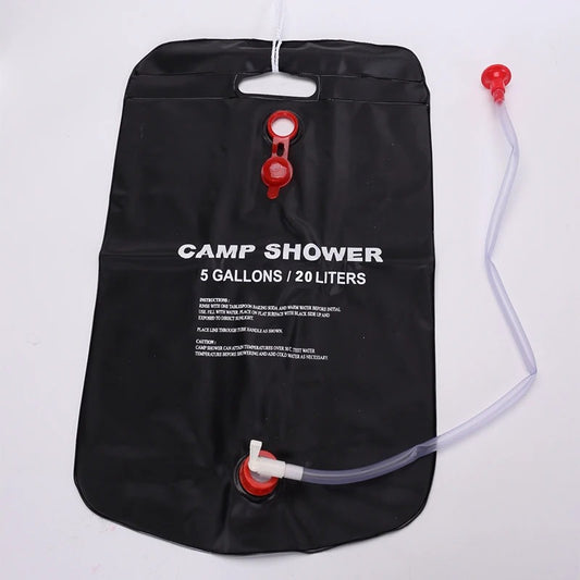 20L Black Shower Bag