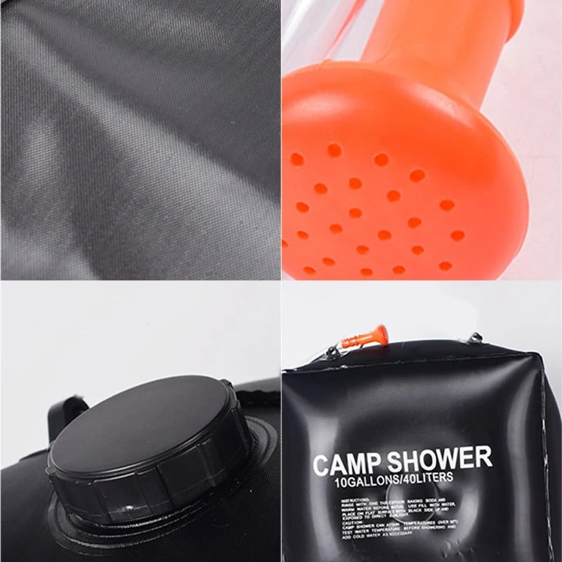 40L Black Shower Bag