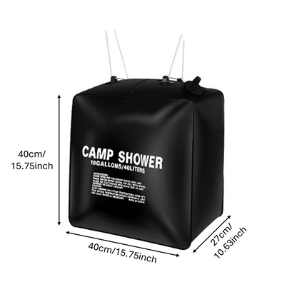 40L Black Shower Bag