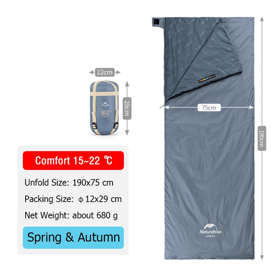 Spting/Autumn Ultralight Sleeping Bag (190x75 cm)