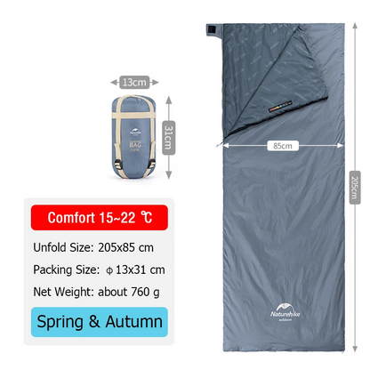 Spting/Autumn Ultralight Sleeping Bag (205x85 cm)