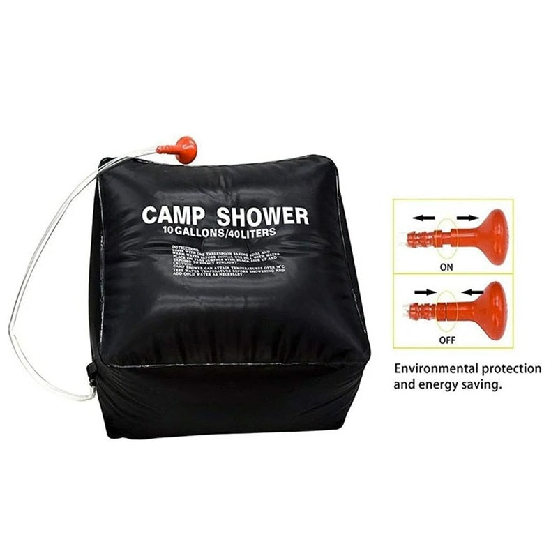 40L Black Shower Bag